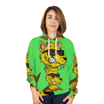 Stylish Suburban Gang Wolf Werewolve AOP Unisex Pullover Hoodie