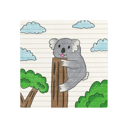 Koala Bear Animal Tree Climber Metal Art Sign