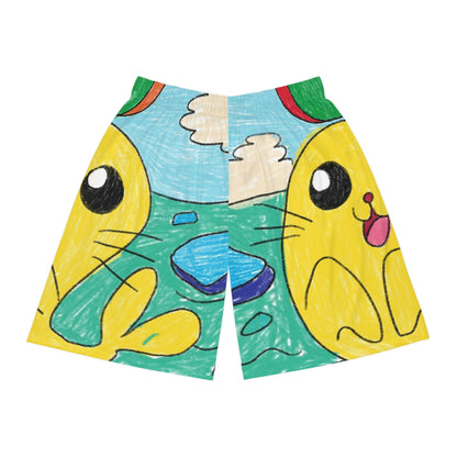 Seal Trick Marine Ocean Animal Sea Creature Basketball Shorts (AOP)