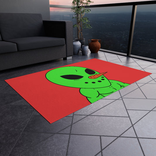 Veggie Visi The Vegetable Visitor Outdoor Rug