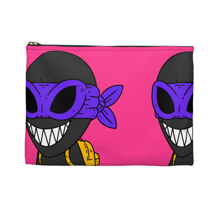 Dark Ninja Warrior Alien Visitor Accessory Pouch