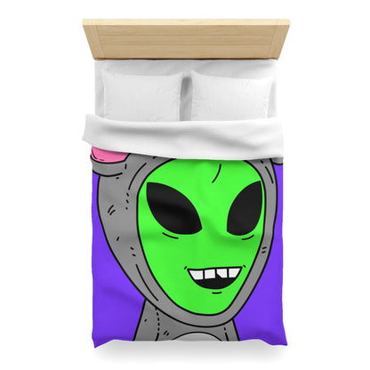 The Visitor Mouse Alien Character Microfiber Duvet Cover