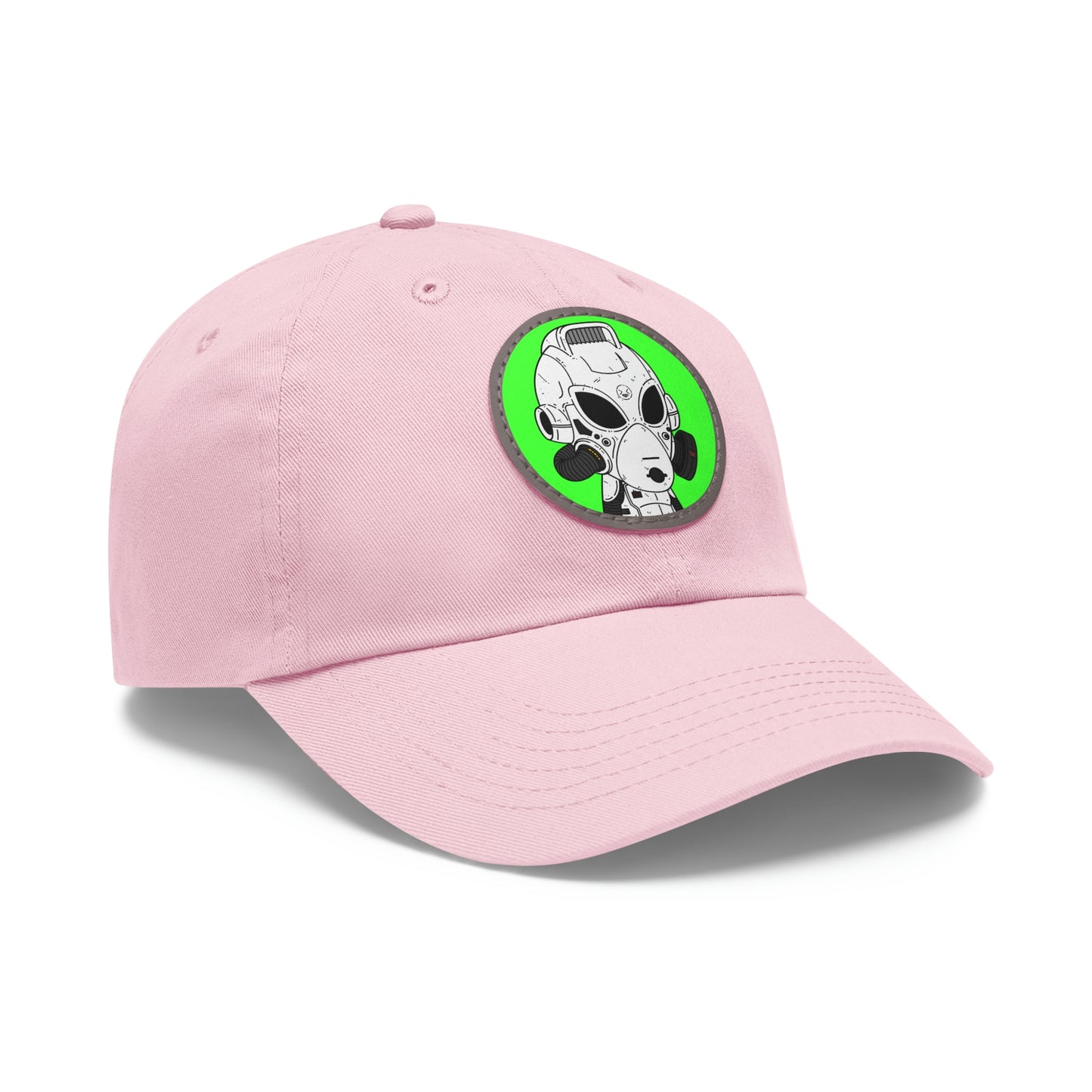 Alien LOL Visitor Dad Hat with Leather Patch (Round)