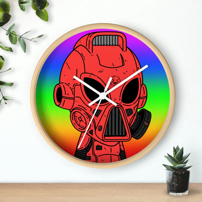 Pride Rainbow Robot Cyborg Alien Wall clock