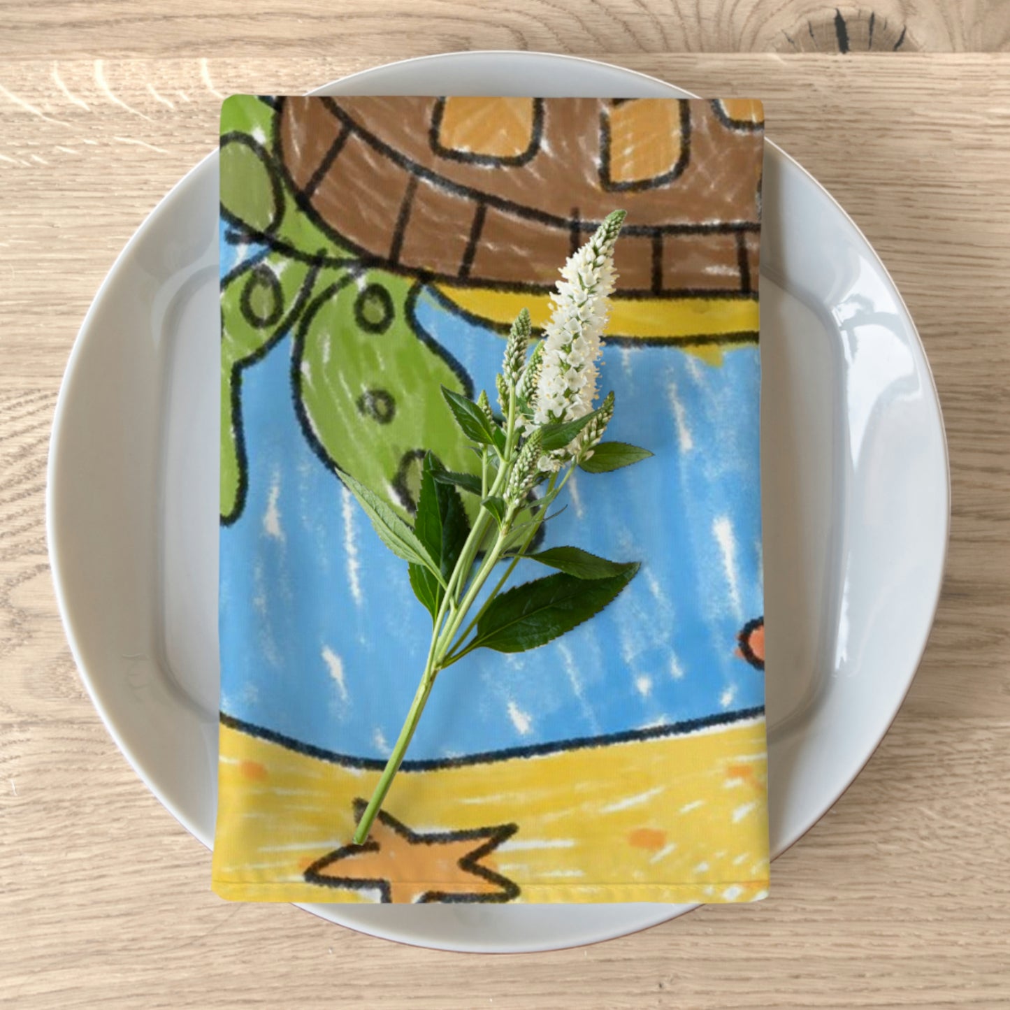 Sea Turtle Beach Sand Ocean Napkins