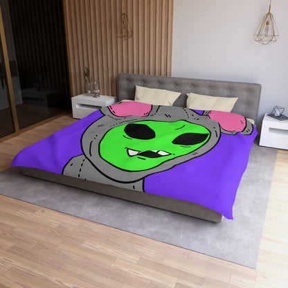 The Visitor Mouse Alien Character Microfiber Duvet Cover