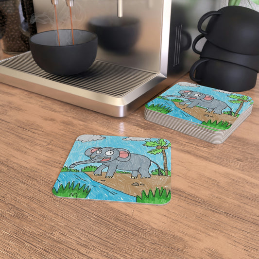 Elefante Elephant King Safari Animal Coasters (50, 100 pcs)