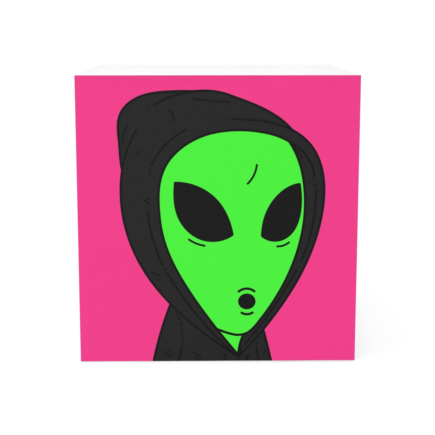 Anonymous Anon Alien Cubo de notas para visitantes 