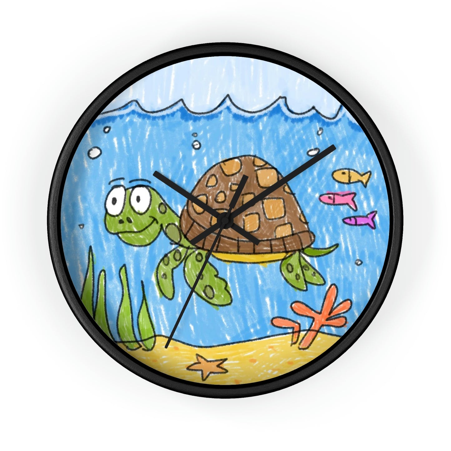 Reloj de pared Sea Turtle Beach Sand Ocean 