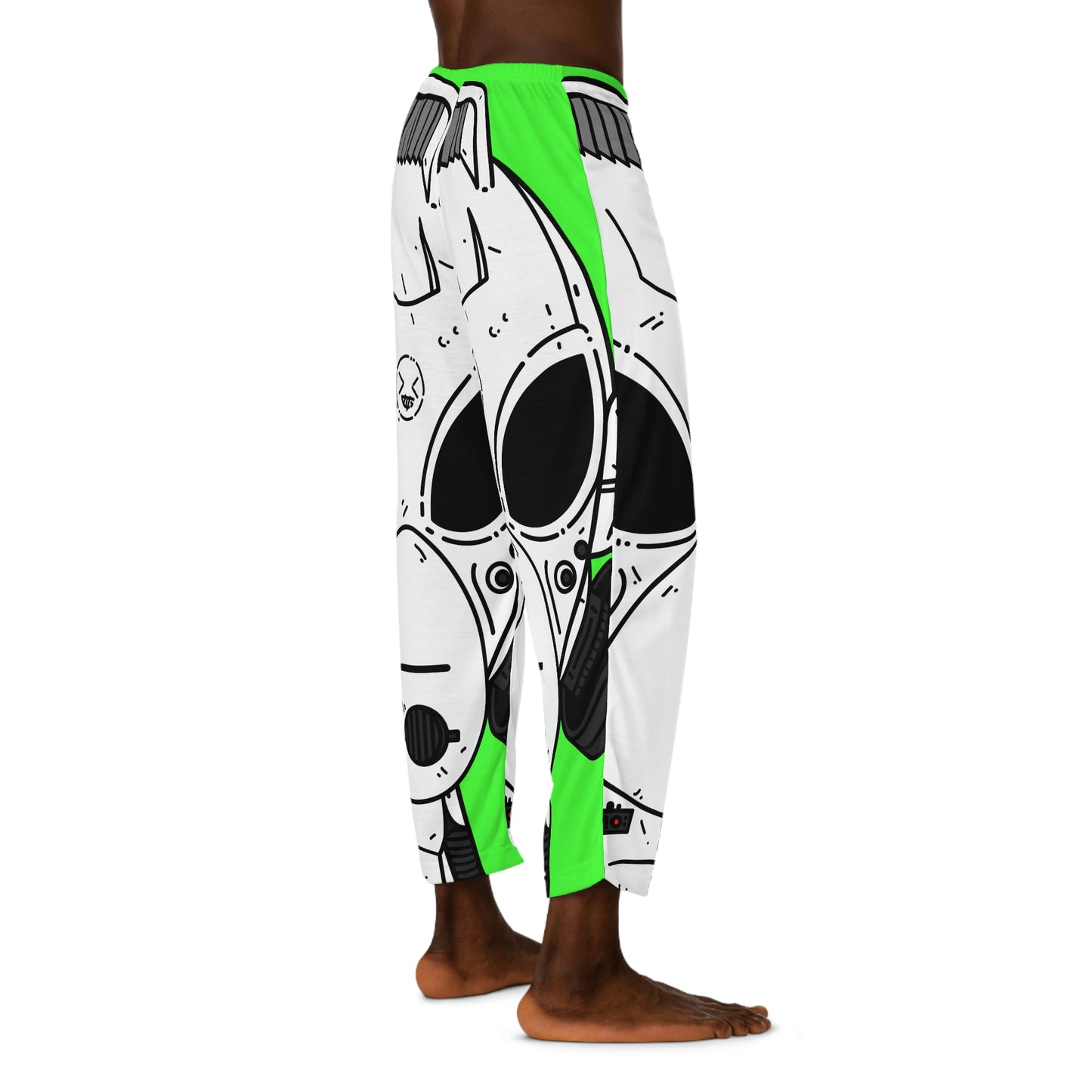 Pantalones de pijama para hombre Alien LOL Visitor (AOP) 