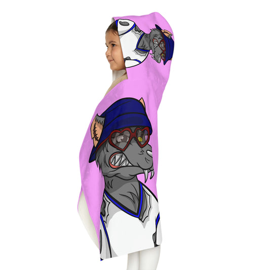 Valentine Wolf Heart Love Youth Hooded Towel