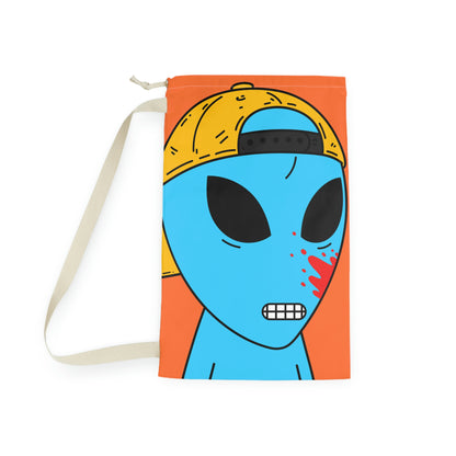 Alien Blue Blood Visitor Laundry Bag