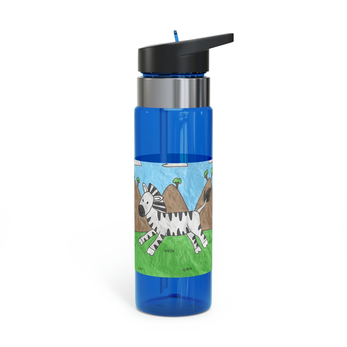 Zebra Graphic Hipster Zebra Animal Kensington Tritan™ Sport Bottle, 20oz