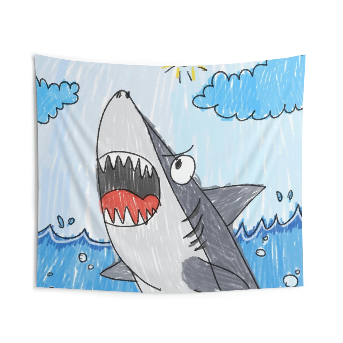 Shark Jaw Teeth Attack Ocean Sea Creature Indoor Wall Tapestries