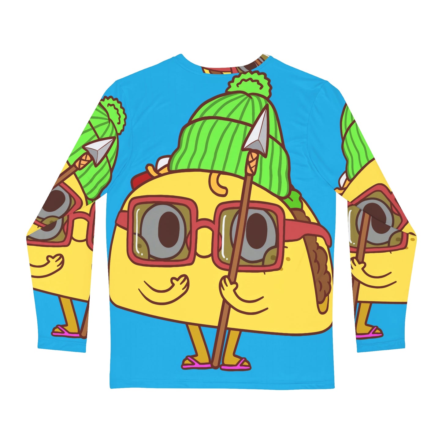 Tribal Taco Men's Long Sleeve AOP Shirt