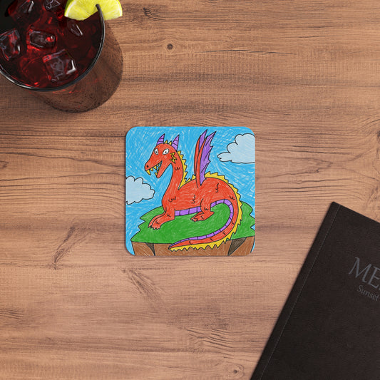 Fierce Dragon Medieval Coasters (50, 100 pcs)