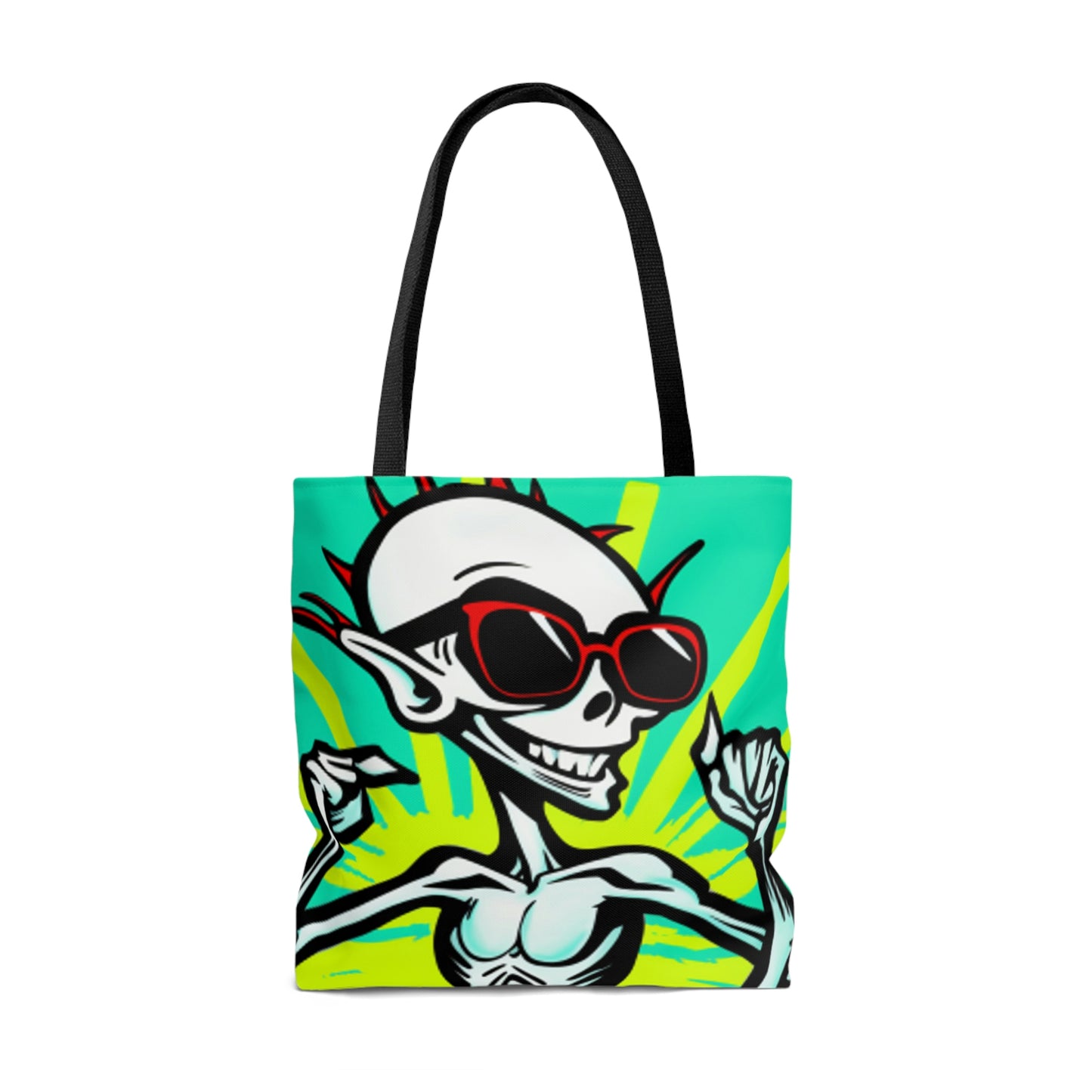 Beach Bum Summer Alien Anime Tote Bag (AOP)