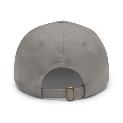 Air Space Force Aviator Alien Dad Hat with Leather Patch (Round)