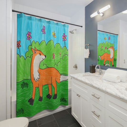 Fox Woodland Animal Foxy Shower Curtains