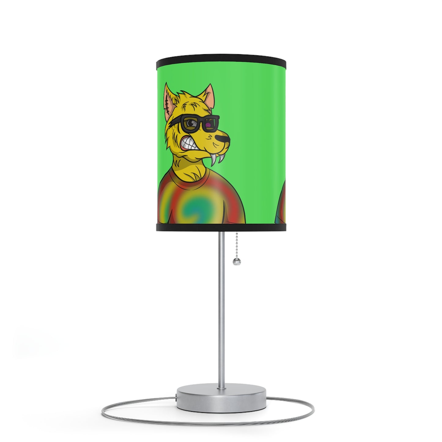 Wolf Hip Cool Stud Breathtaking Cyborg Lamp on a Stand, US|CA plug