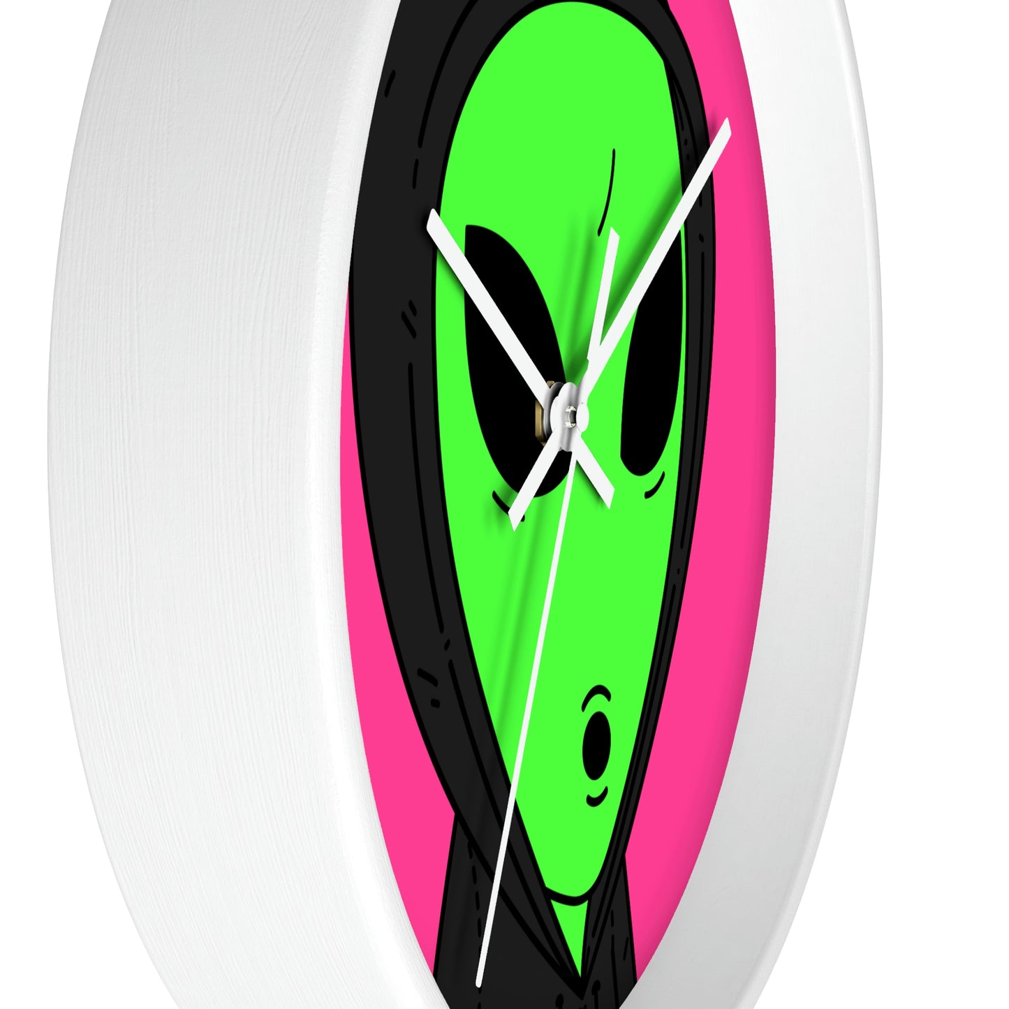 Anonymous Anon Alien Visitor Wall clock