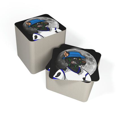 Full Moon Cyborg Werewolve Wolf Coasters (50, 100 pcs)