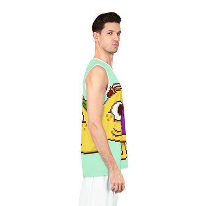 Bowling Ball Strike Taco Basketball Jersey