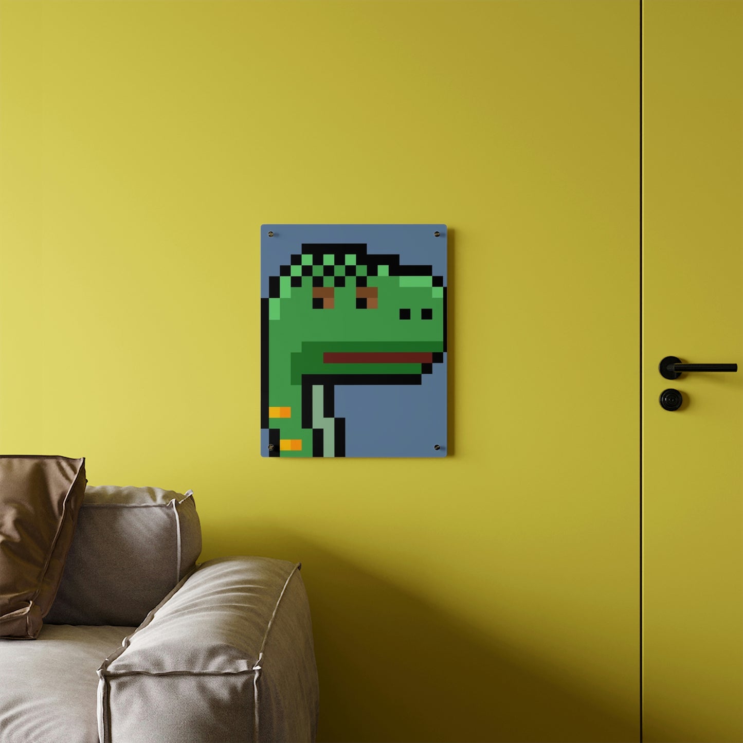 Dinosaur Dino Pixel Acrylic Wall Art Panels