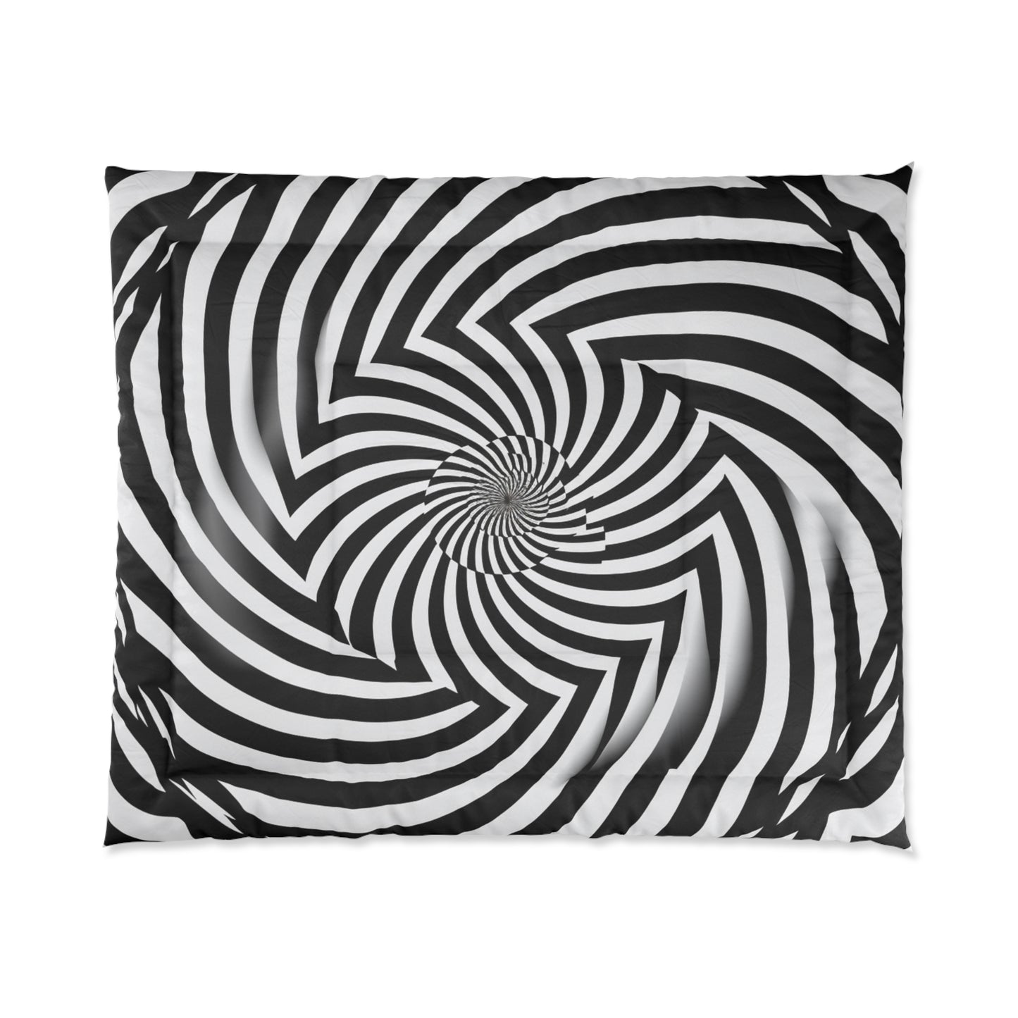 Vortex Illusion Design Three Comforter