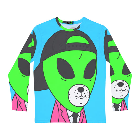 Animal Alien Pink Suit Capped Men's Long Sleeve AOP Shirt