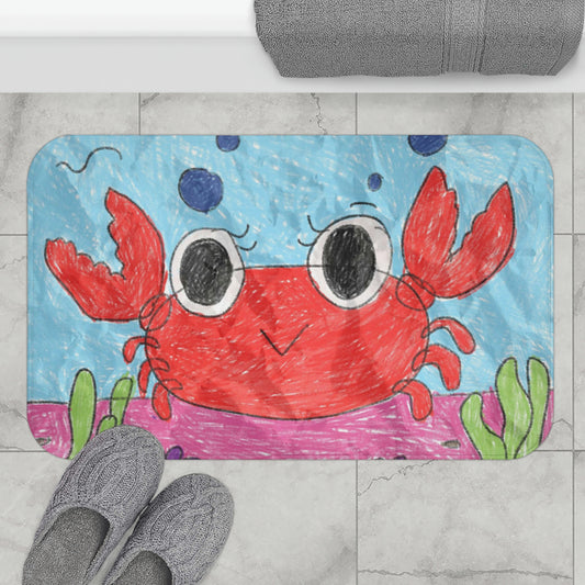 Lobster Crab Graphic Sea Lovers Bath Mat