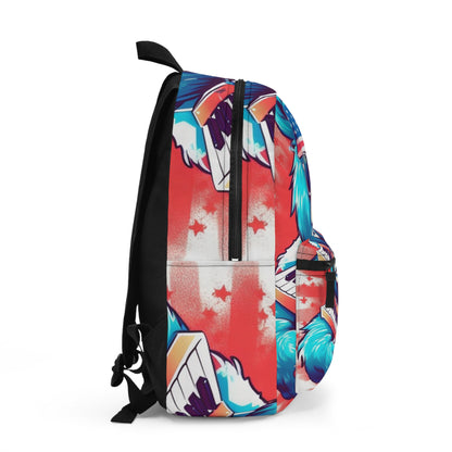 Keys of Patriotism: Piano Player Patriotic Bear's 4th of July Musical Celebration Backpack