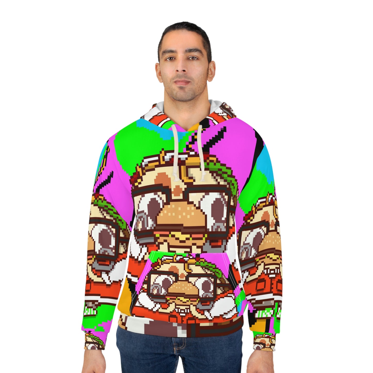 Food Chef Taco Hungry AOP Unisex Pullover Hoodie