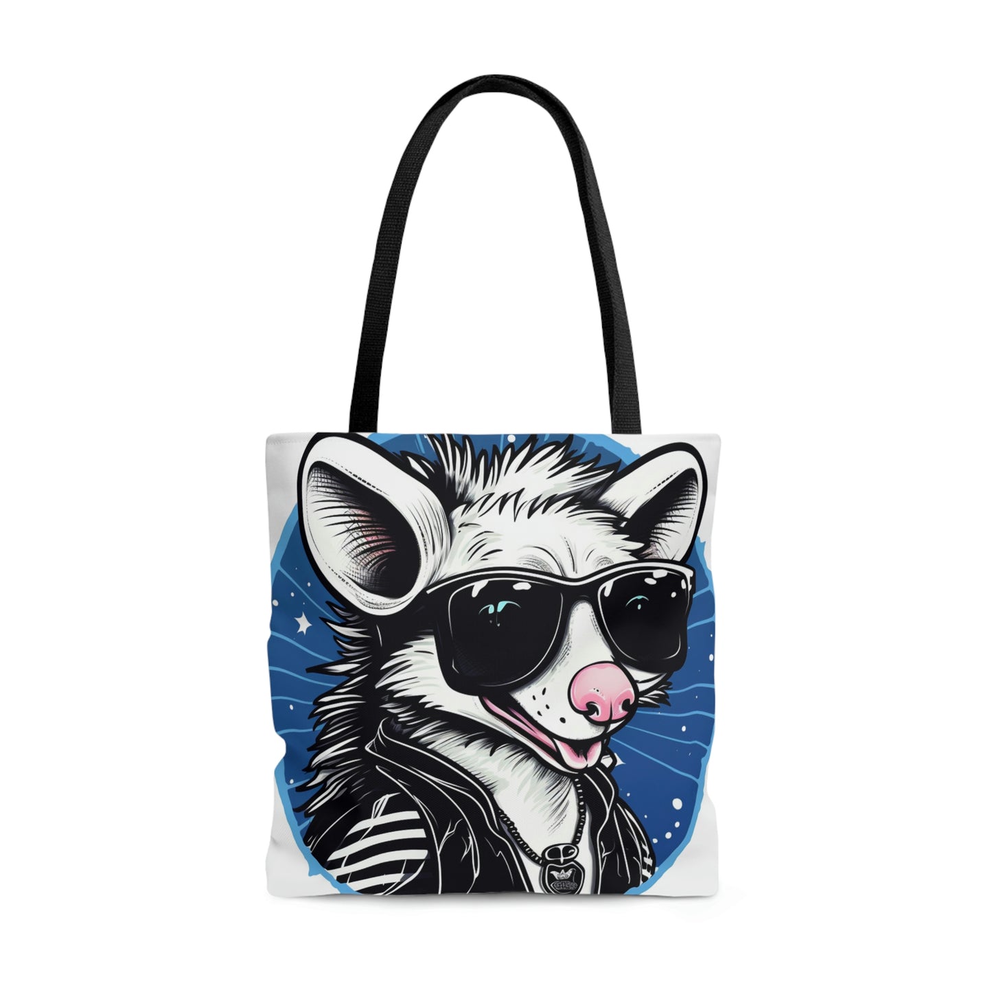 Whimsical Possum Retro Art Tote Bag (AOP)