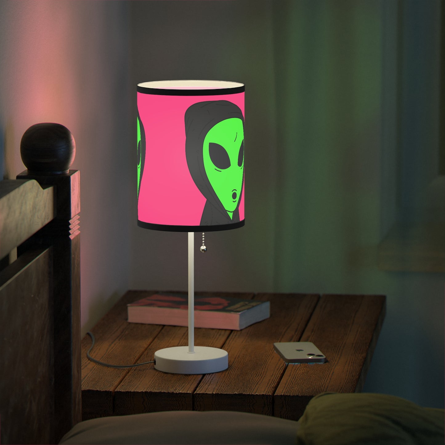 Alien Anon Shady Hooded Visitor Lamp on a Stand, US|CA plug