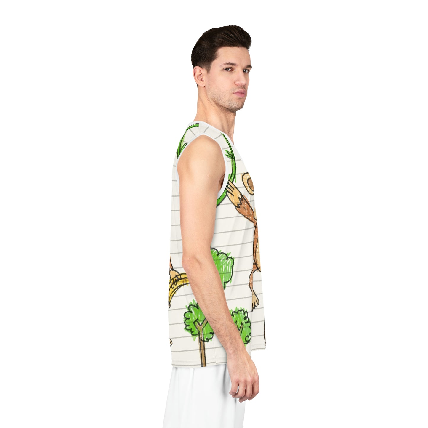 Camiseta de baloncesto Tree Monkey (AOP) 