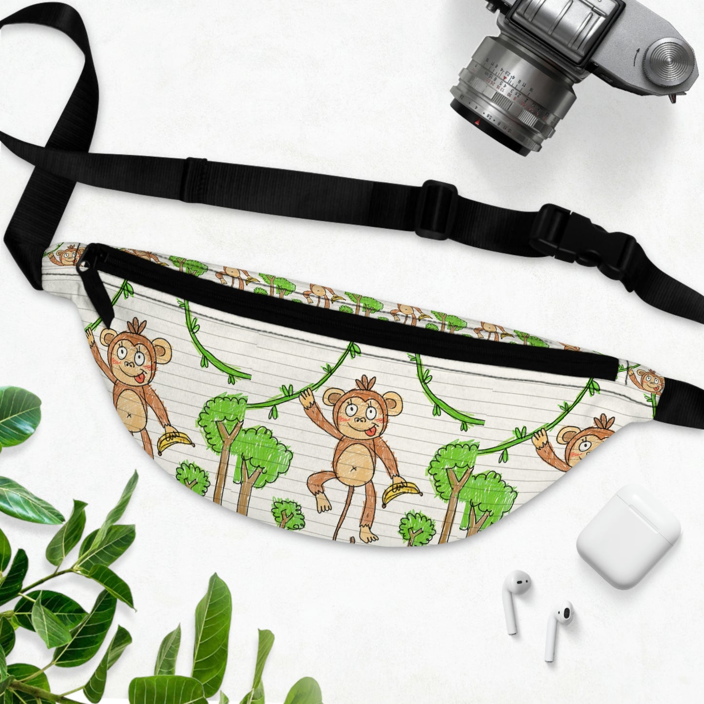 Graphic Monkey - Fun Zoo Clothing for Ape Lovers Fanny Pack