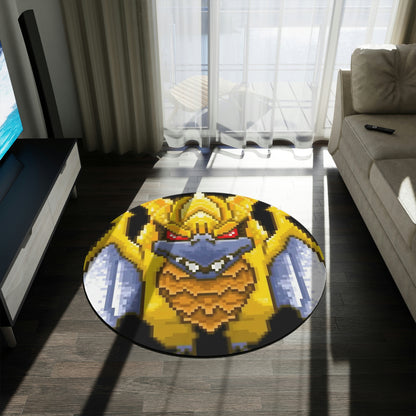 Bat Flying Rat Vampire Gargoyle Round Rug