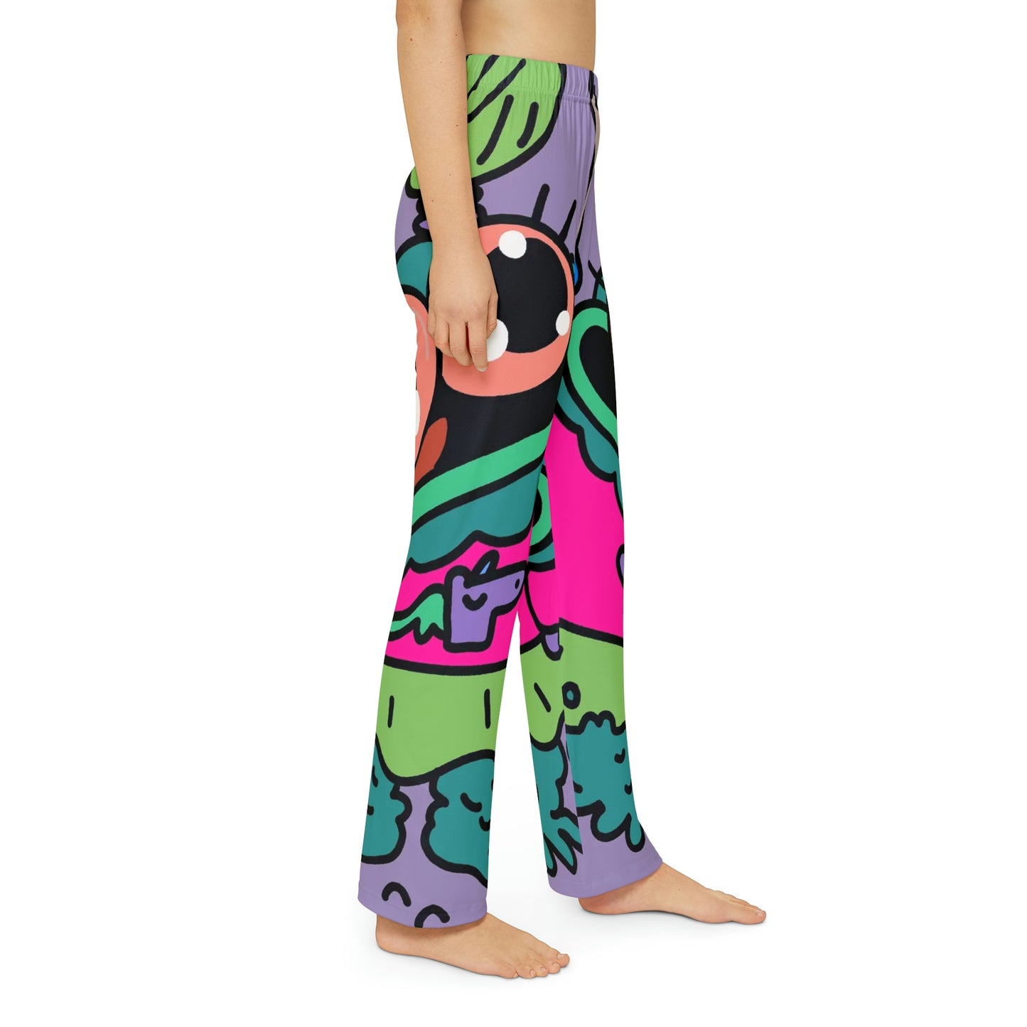 Frog Fly Fantasy Kids Pajama Pants