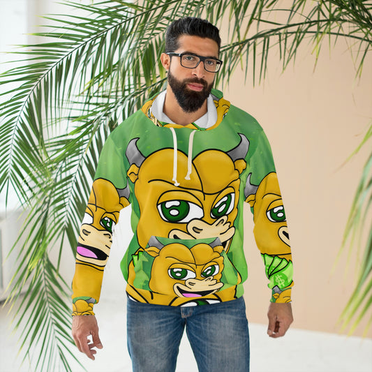 Sudadera con capucha unisex Bull Run Money Bear Market Graphic AOP