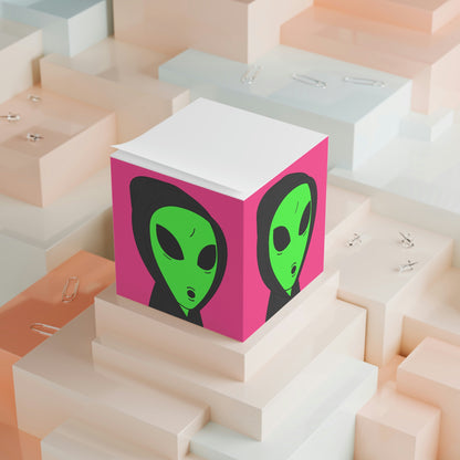 Anonymous Anon Alien Cubo de notas para visitantes 