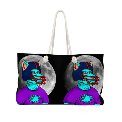 Foot Ball Full Moon American Werewolve Wolf Cyborg Weekender Bag