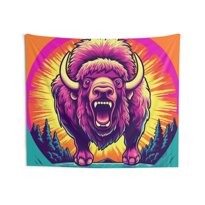 Tapices de pared para interiores estilo Buffalo American Bison Graphic USA 