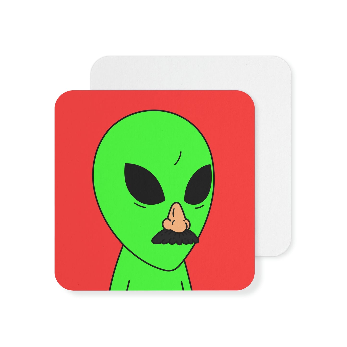 Fake Alien Human Mask Coasters (50, 100 pcs)