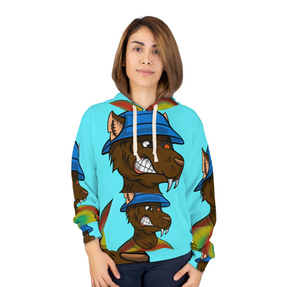 Tiedye Colorful Animal Dog AOP Unisex Pullover Hoodie