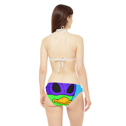 Visitor 751 Alien Strappy Bikini Set