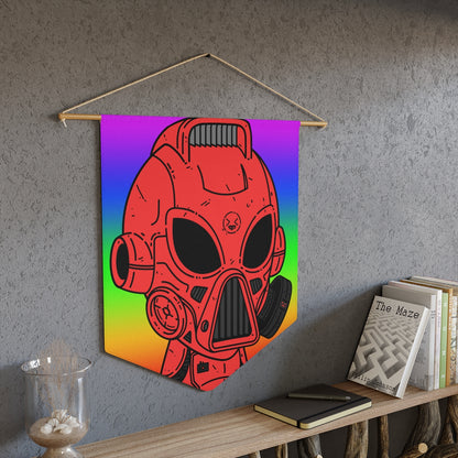 LOL Rainbow Armored Red Future Alien Cyborg Machine Visitor Pennant