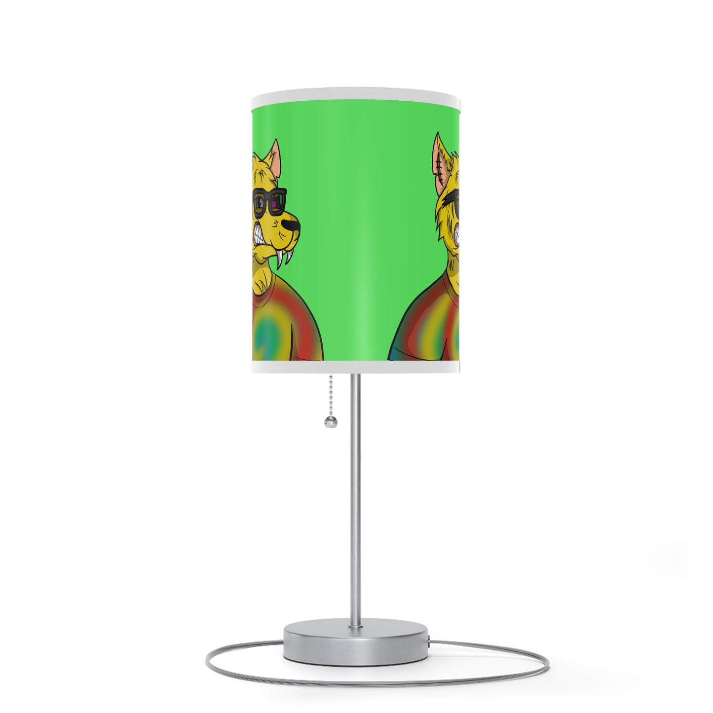 Wolf Hip Cool Stud Breathtaking Cyborg Lamp on a Stand, US|CA plug