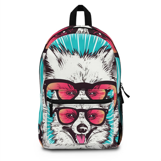 Happy Opossum Retro Cartoon Backpack