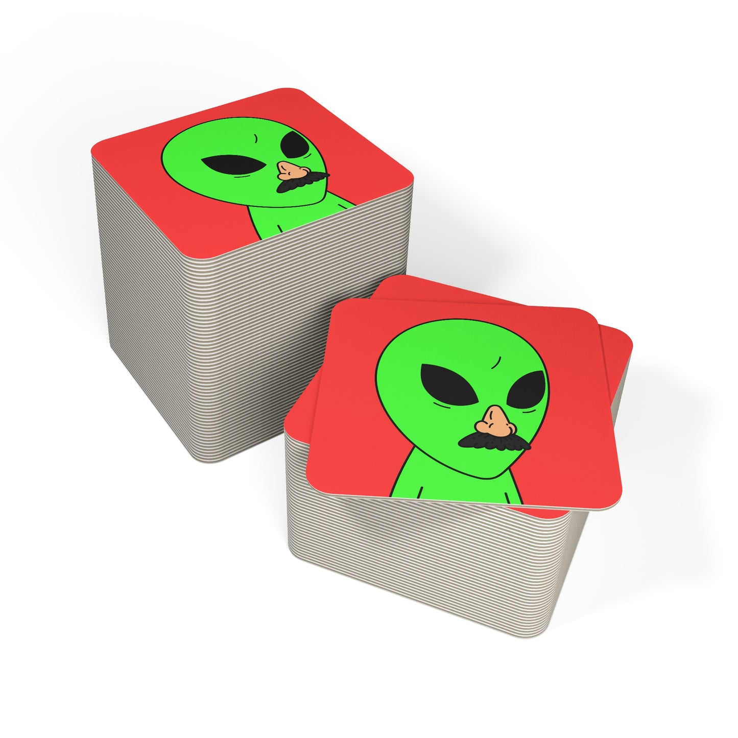 Fake Alien Human Mask Coasters (50, 100 pcs)